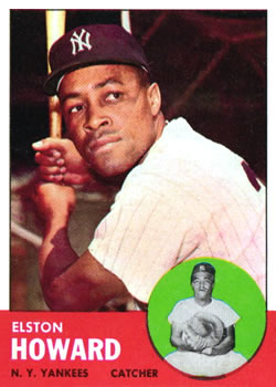 1963 Topps Baseball Cards      060      Elston Howard
